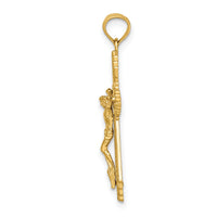 10K D/C Crucifix Charm-10K8573