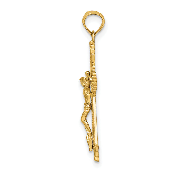 10K D/C Crucifix Charm-10K8573