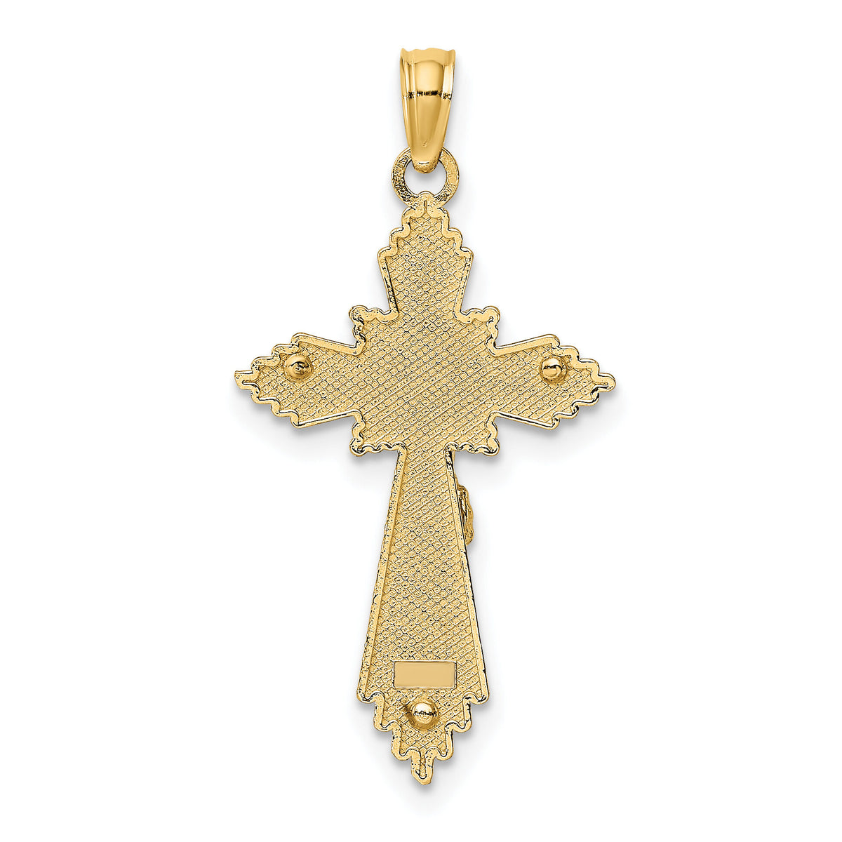 10K D/C Crucifix Charm-10K8573