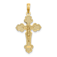 10K Crucifix W/ Fancy Tips Charm-10K8577