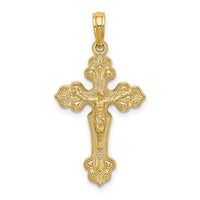 10K Crucifix W/ Fancy Tips Charm-10K8577