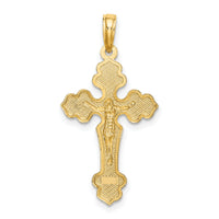10K D/C Crucifix W /Fancy Tips Charm-10K8578