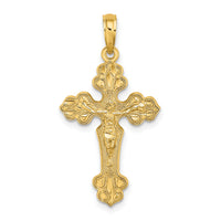 10K D/C Crucifix W /Fancy Tips Charm-10K8578