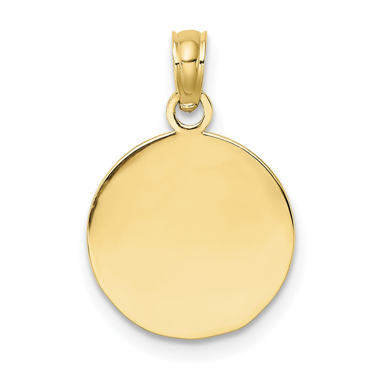 10K Engraveable Soccer Ball Charm-10K8725