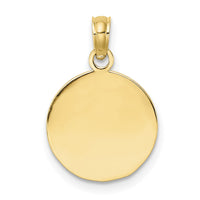 10K Engraveable Soccer Ball Charm-10K8725