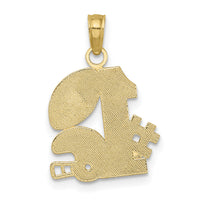 10K #1 Football with Helmet Charm-10K8777