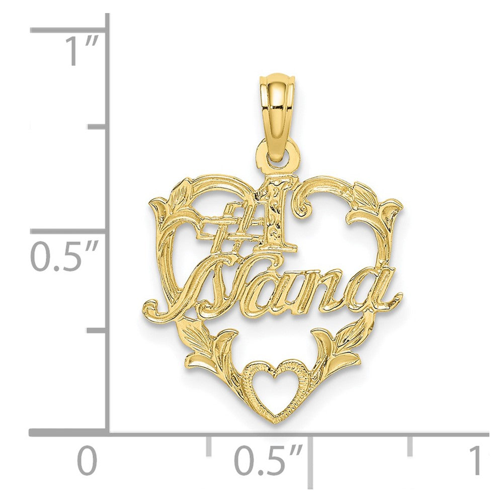 10K #1 NANA  in Heart Charm-10K8804