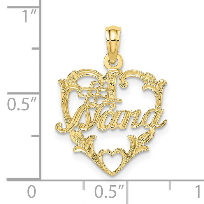 10K #1 NANA  in Heart Charm-10K8804