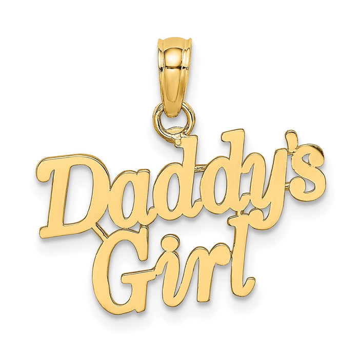 10K DADDYS GIRL Charm-10K8841