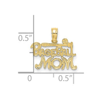 10K BASEBALL MOM Charm-10K8903