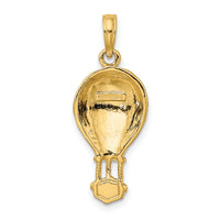 10K Polished Hot Air Balloon Charm-10K8914