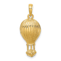 10K Polished Hot Air Balloon Charm-10K8914