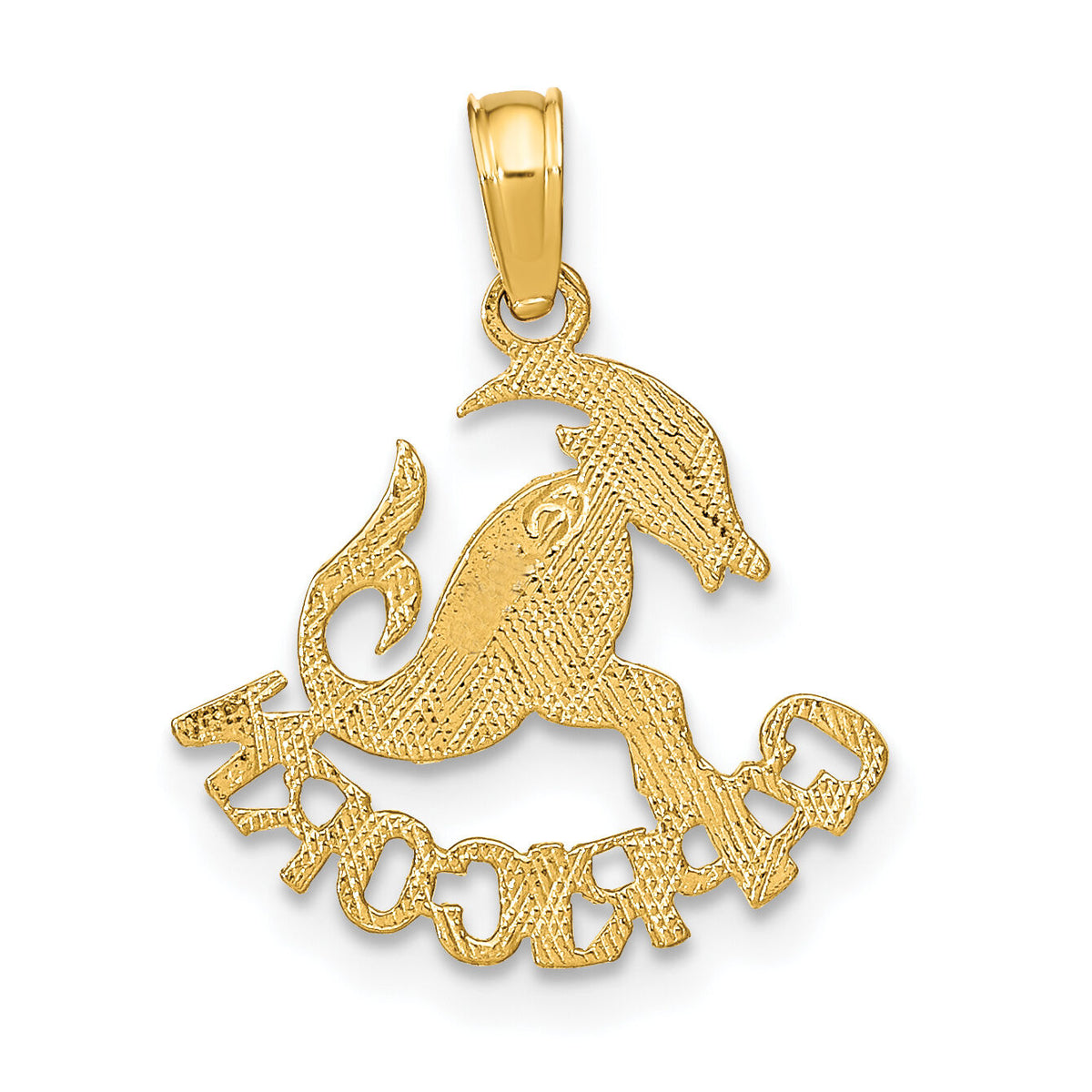 10K CAPRICORN Zodiac Charm-10K8943