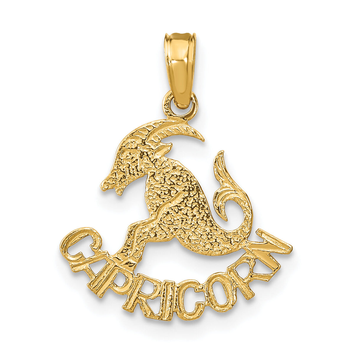 10K CAPRICORN Zodiac Charm-10K8943