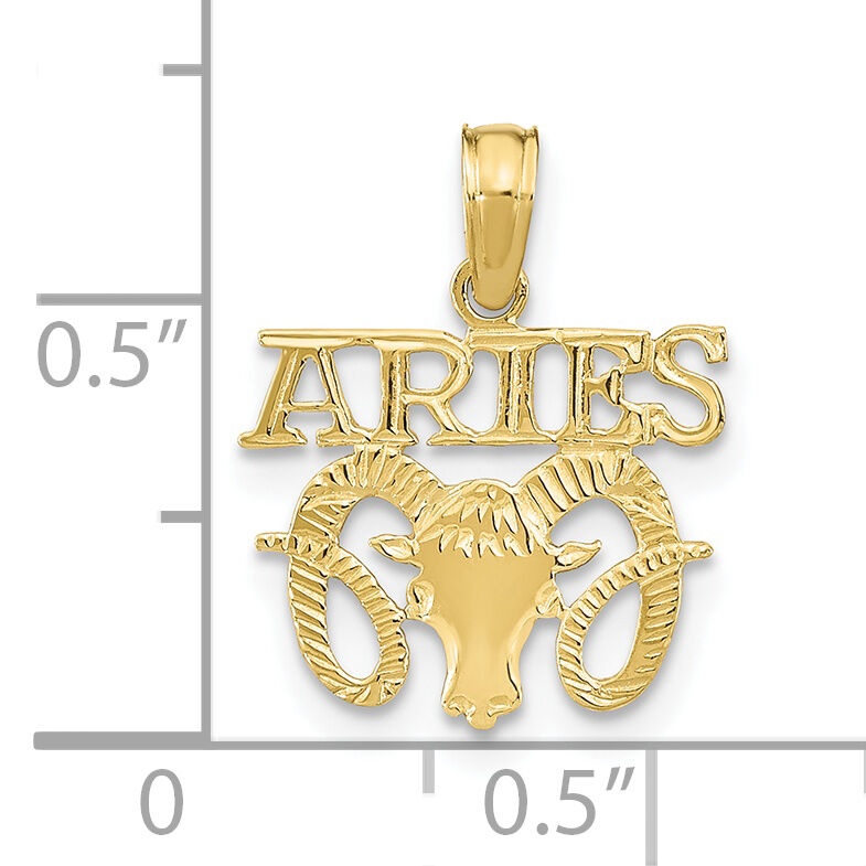 10K ARIES Zodiac Charm-10K8946