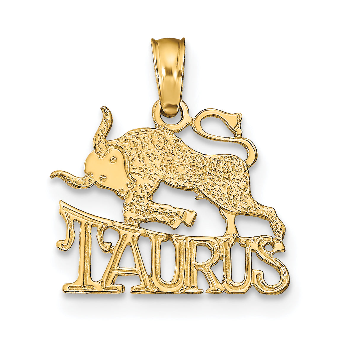 10K TAURUS Zodiac Charm-10K8947