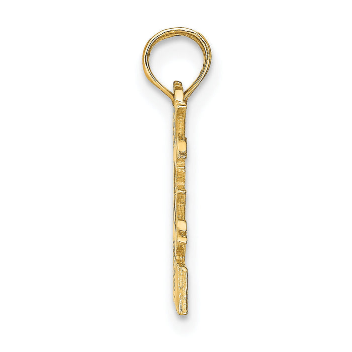 10K GEMINI Zodiac Charm-10K8948