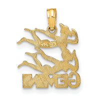 10K GEMINI Zodiac Charm-10K8948