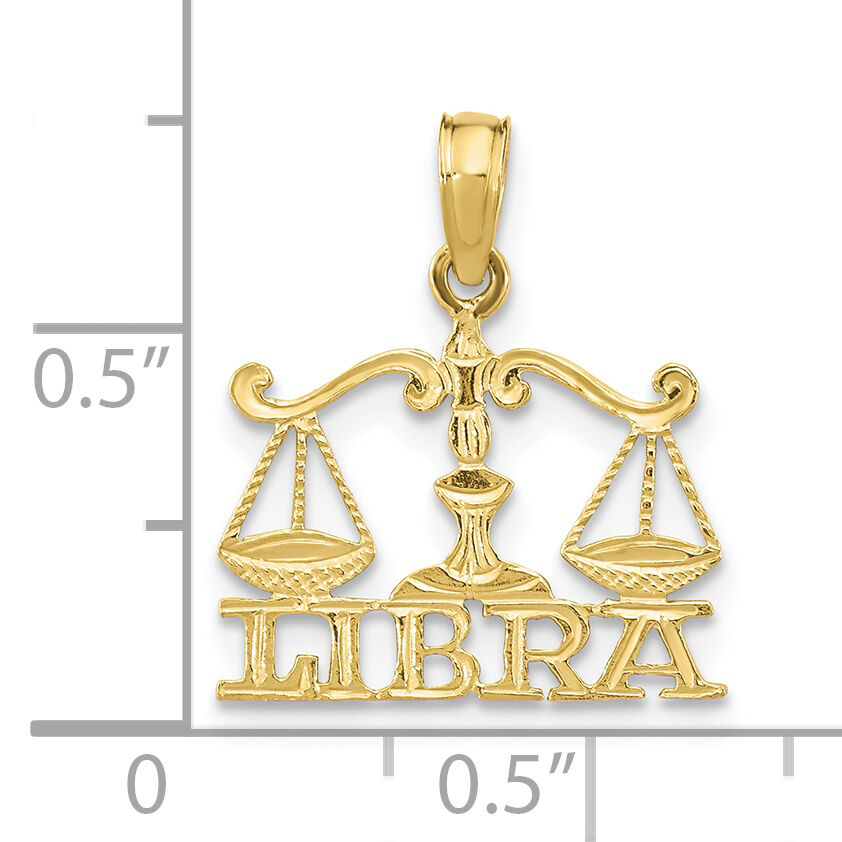 10K LIBRA Zodiac Charm-10K8952