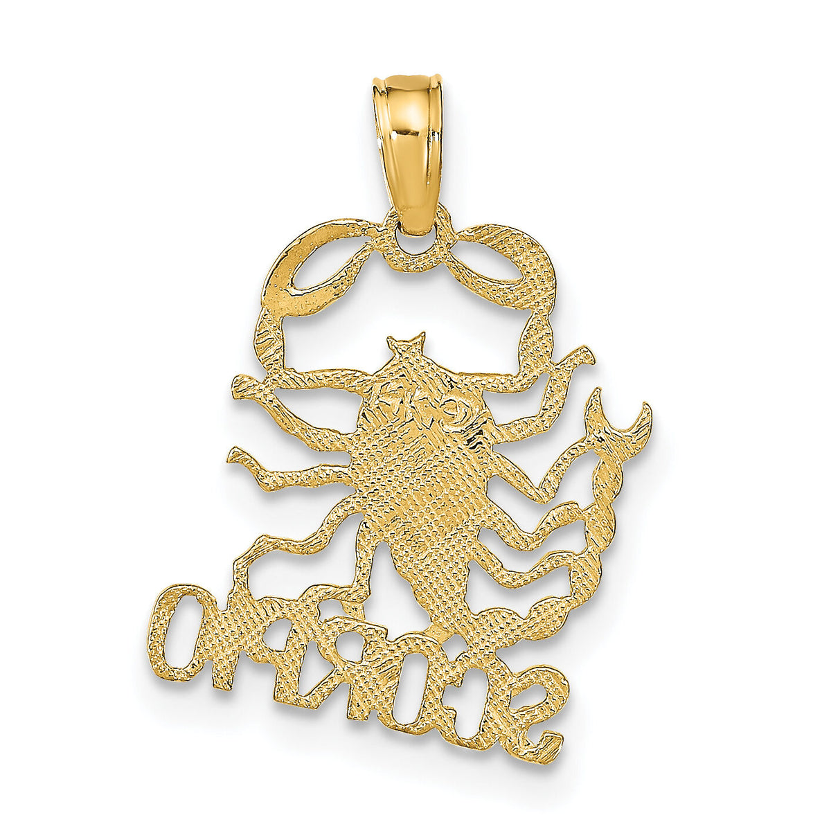 10K SCORPIO Zodiac Charm-10K8953