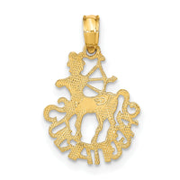 10K SAGITTARIUS Zodiac Charm-10K8954
