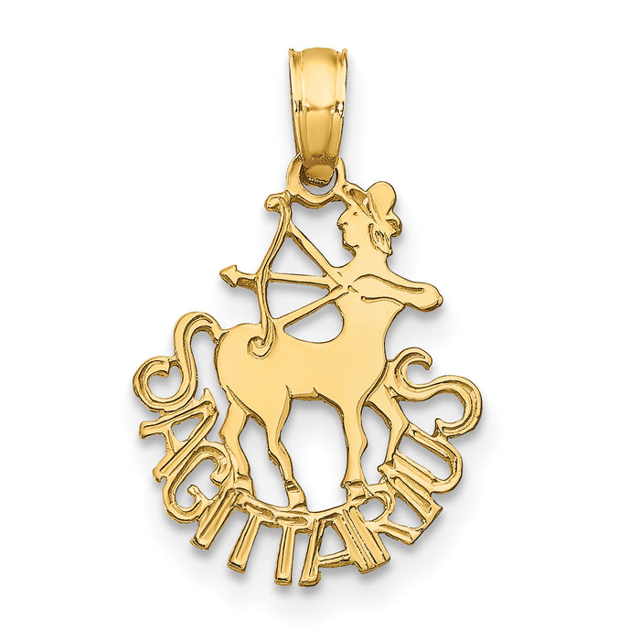 10K SAGITTARIUS Zodiac Charm-10K8954