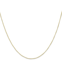 10k .5mm Carded Curb Chain-10K8CY-16