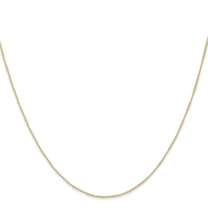 10k .5mm Carded Curb Chain-10K8CY-16