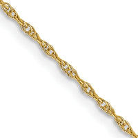 10k .95mm Carded Cable Rope Chain-10K8RY-24