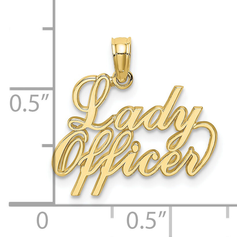 10k LADY OFFICER Charm-10K906