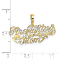 10k FIREFIGHTER'S MOM Charm-10K919