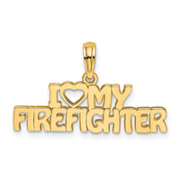 10k I LOVE MY FIREFIGHTER Charm-10K924