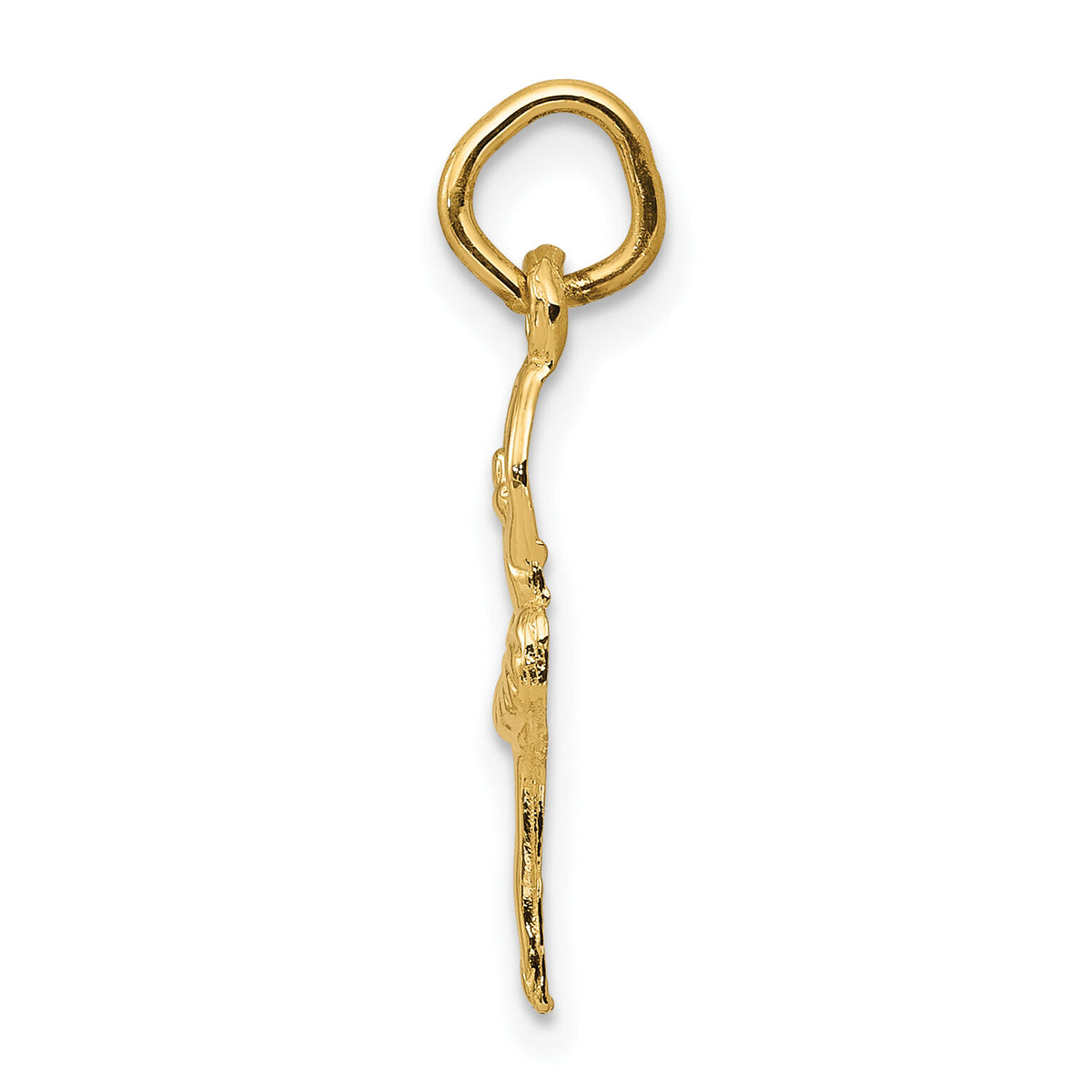10k Polished Ballerina Charm-10K935