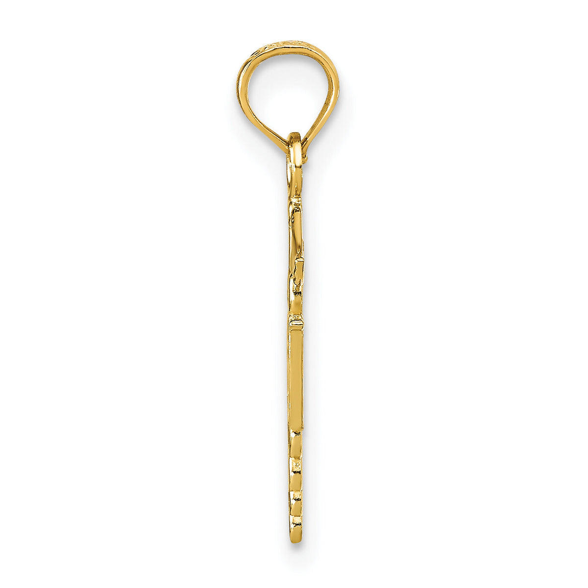 10K RN Caduceus Pendant-10K9575