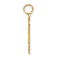 10K RN Caduceus Pendant-10K9575