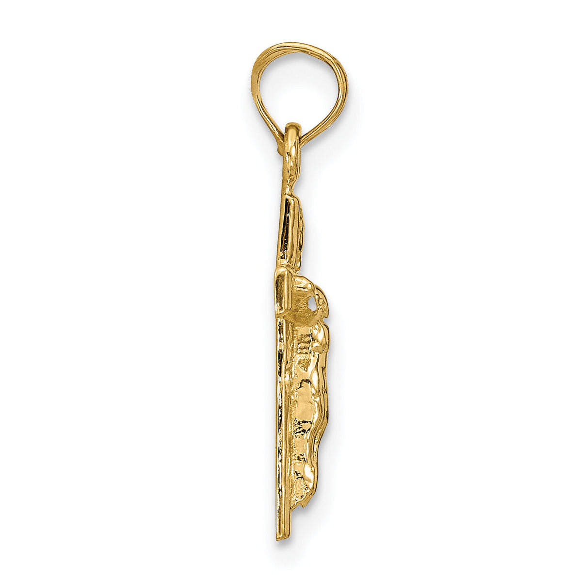 10k Crucifix Pendant-10K9601