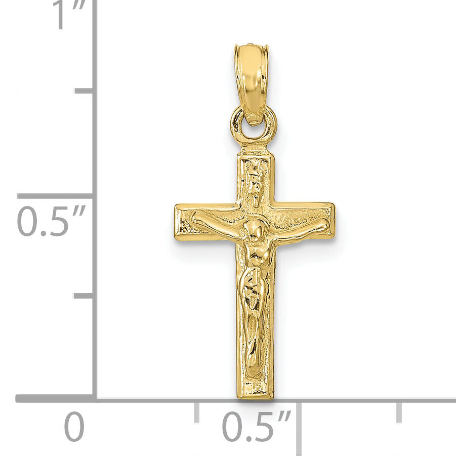 10k Crucifix Pendant-10K9601