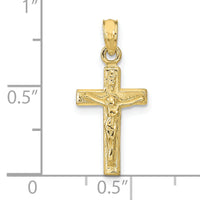 10k Crucifix Pendant-10K9601