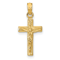 10k Crucifix Pendant-10K9601