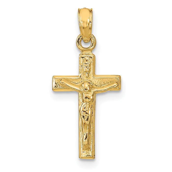 10k Crucifix Pendant-10K9601