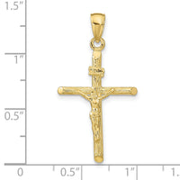 10k Crucifix Pendant-10K9606