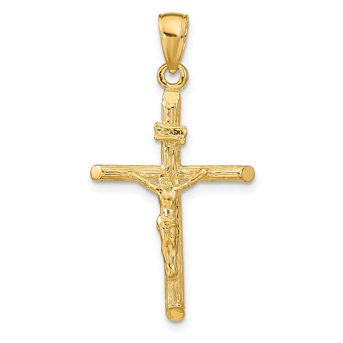 10k Crucifix Pendant-10K9606