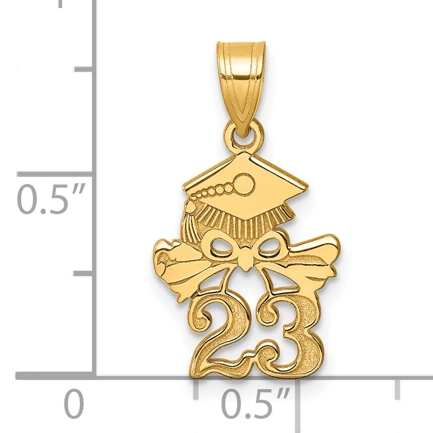 10K Graduation Cap and Diploma - 2023 Charm-10K9977