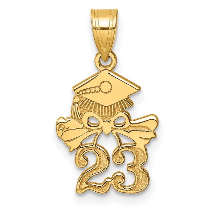 10K Graduation Cap and Diploma - 2023 Charm-10K9977