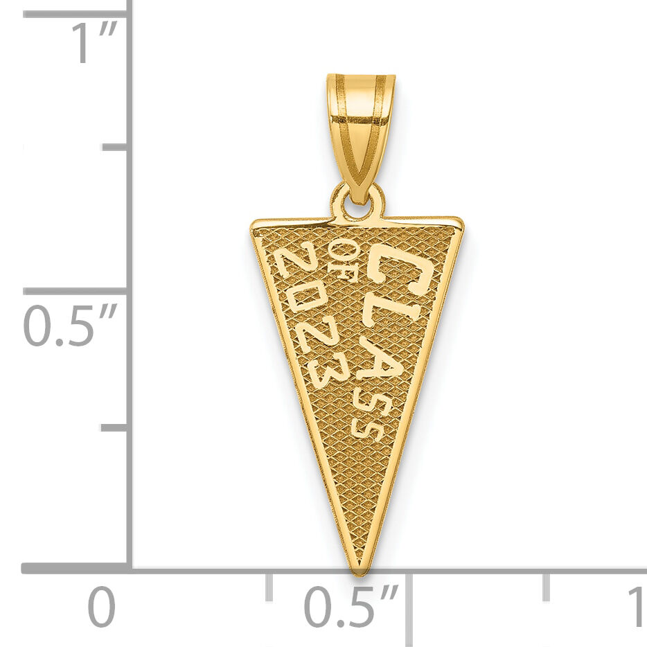10K Class Of 2023 Rally Flag / Graduation Charm-10K9978