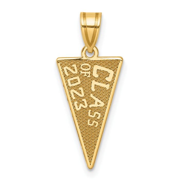 10K Class Of 2023 Rally Flag / Graduation Charm-10K9978