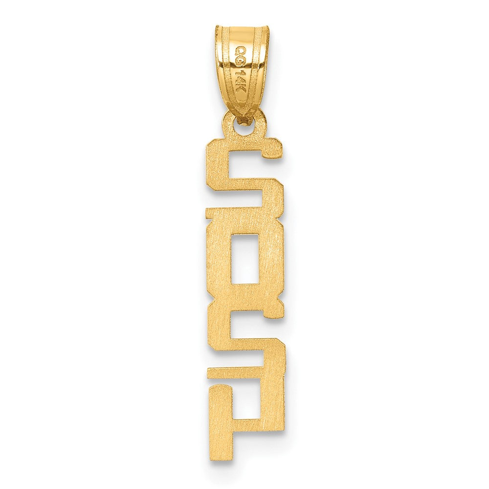 10k Polished 2024 Graduation Charm-10K9987