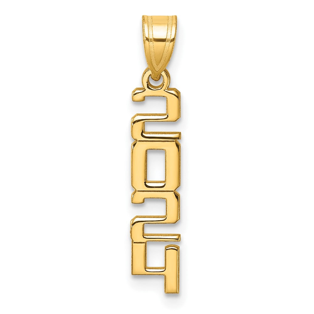10k Polished 2024 Graduation Charm-10K9987