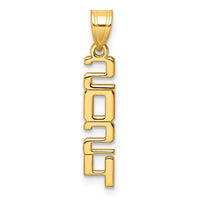 10k Polished 2024 Graduation Charm-10K9987