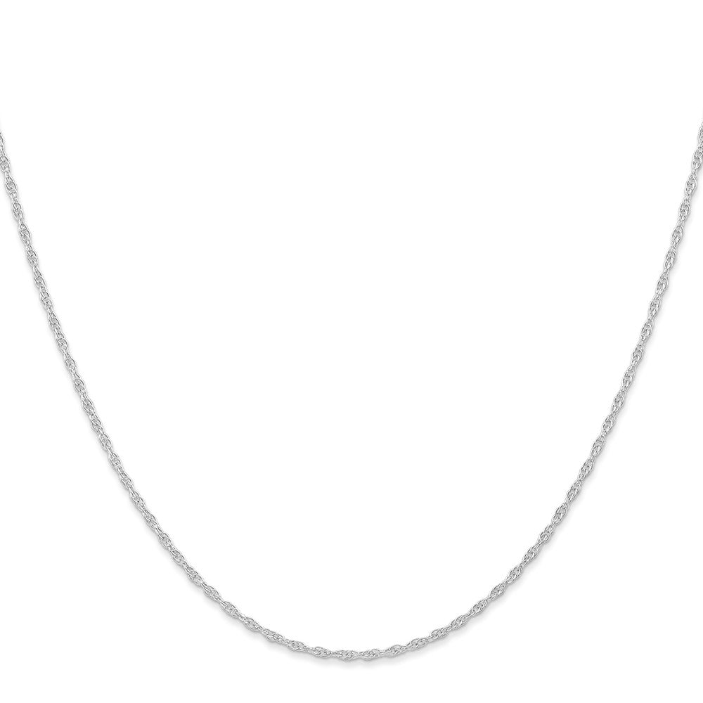 10K White Gold 1.15mm Carded Cable Rope Chain-10K9RW-18